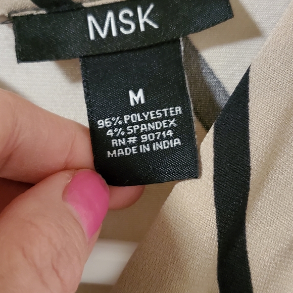 Striped Jumpsuit, Size Medium, By MSK - Picture 4 of 13